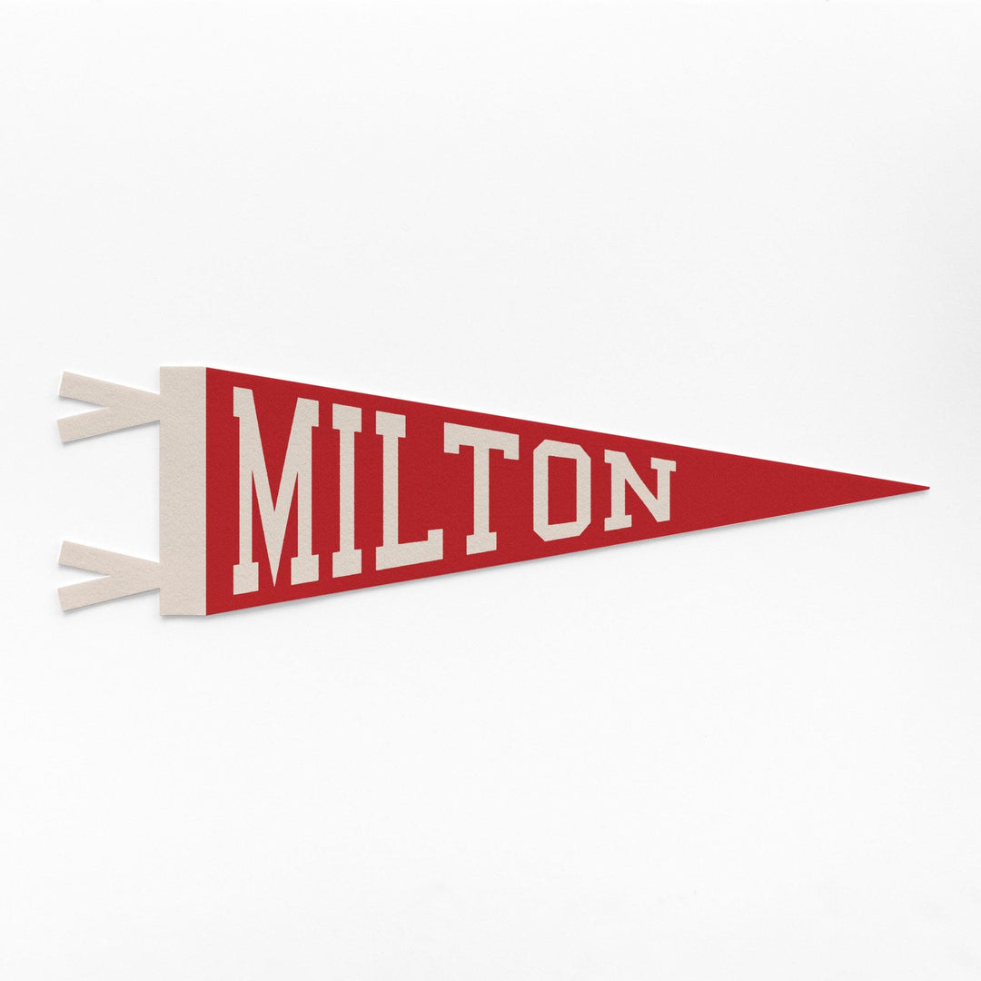 Milton Varsity Felt Pennant