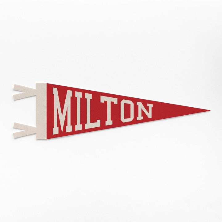Milton Varsity Felt Pennant