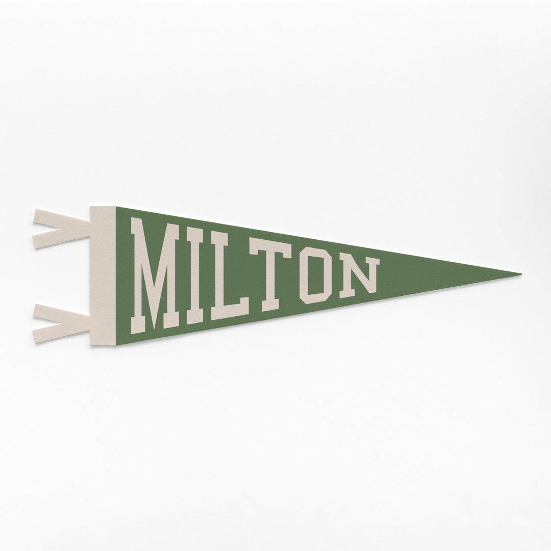 Milton Varsity Felt Pennant