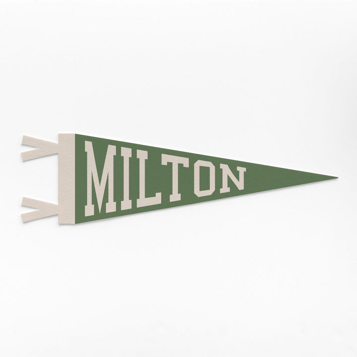 Milton Varsity Felt Pennant