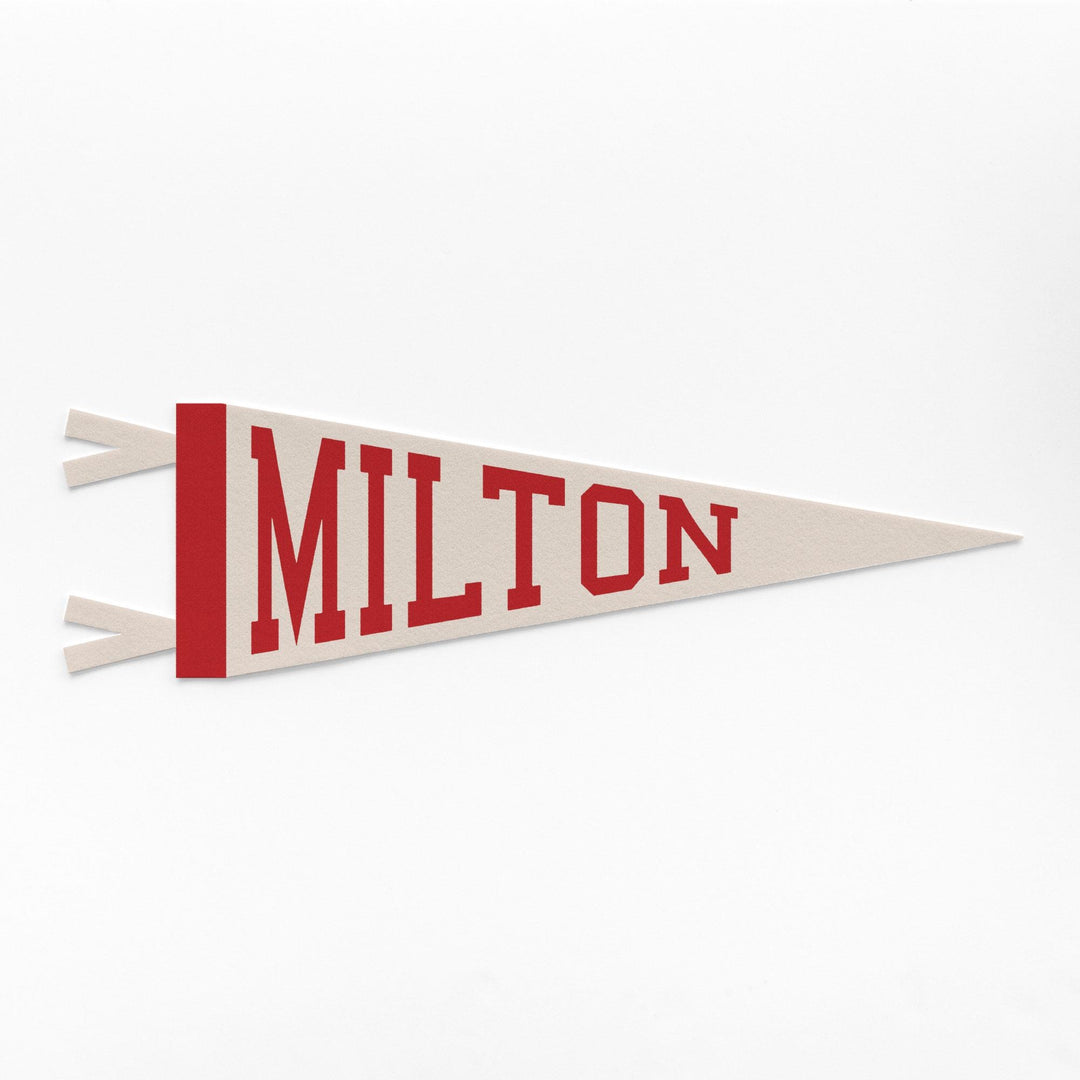 Milton Varsity Felt Pennant