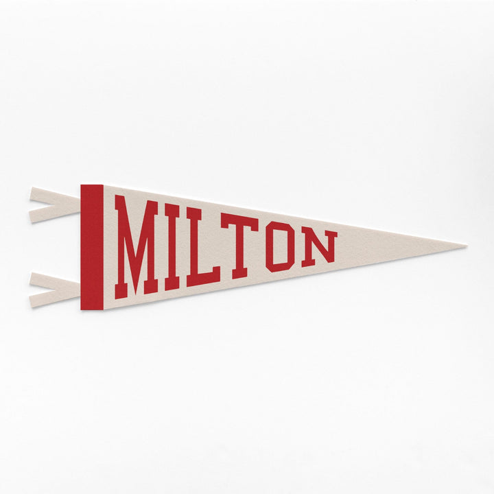 Milton Varsity Felt Pennant
