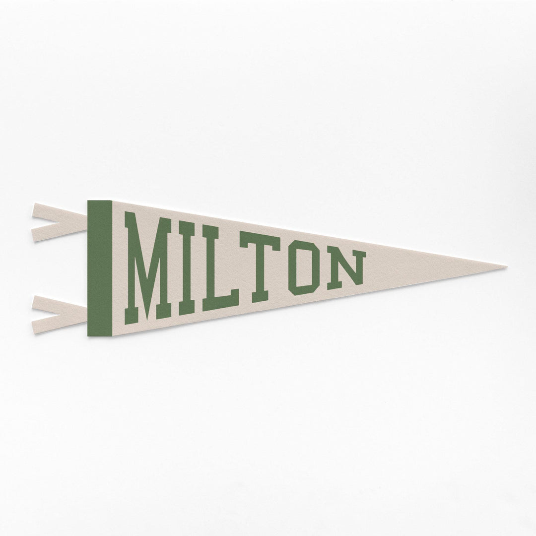 Milton Varsity Felt Pennant