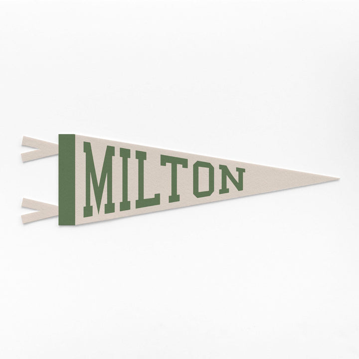 Milton Varsity Felt Pennant