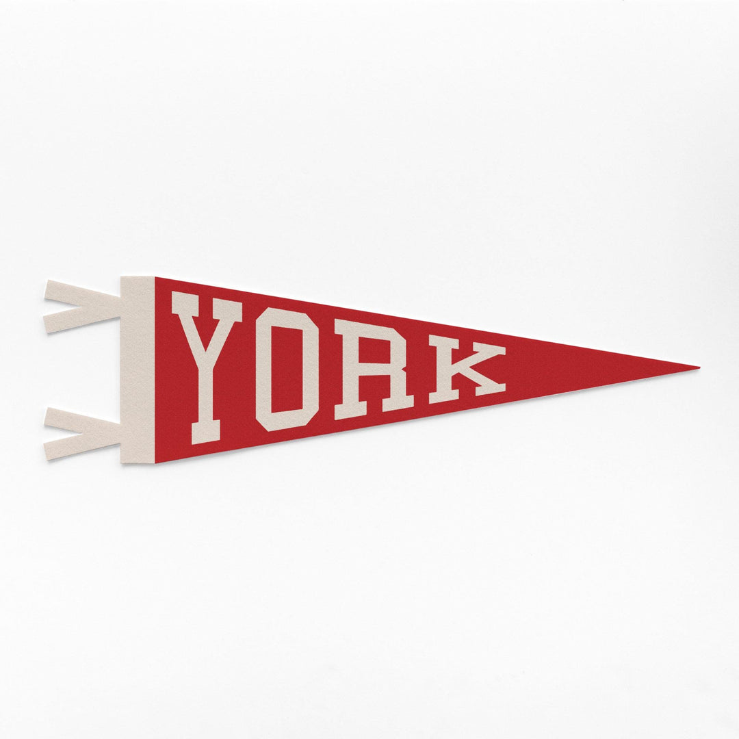 York Varsity Felt Pennant