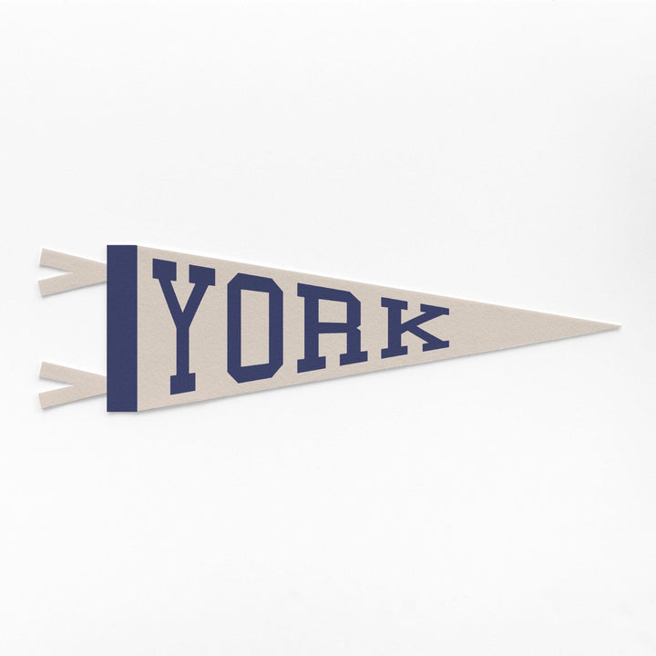 York Varsity Felt Pennant