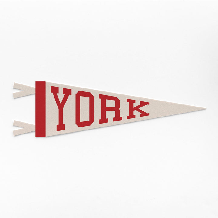 York Varsity Felt Pennant
