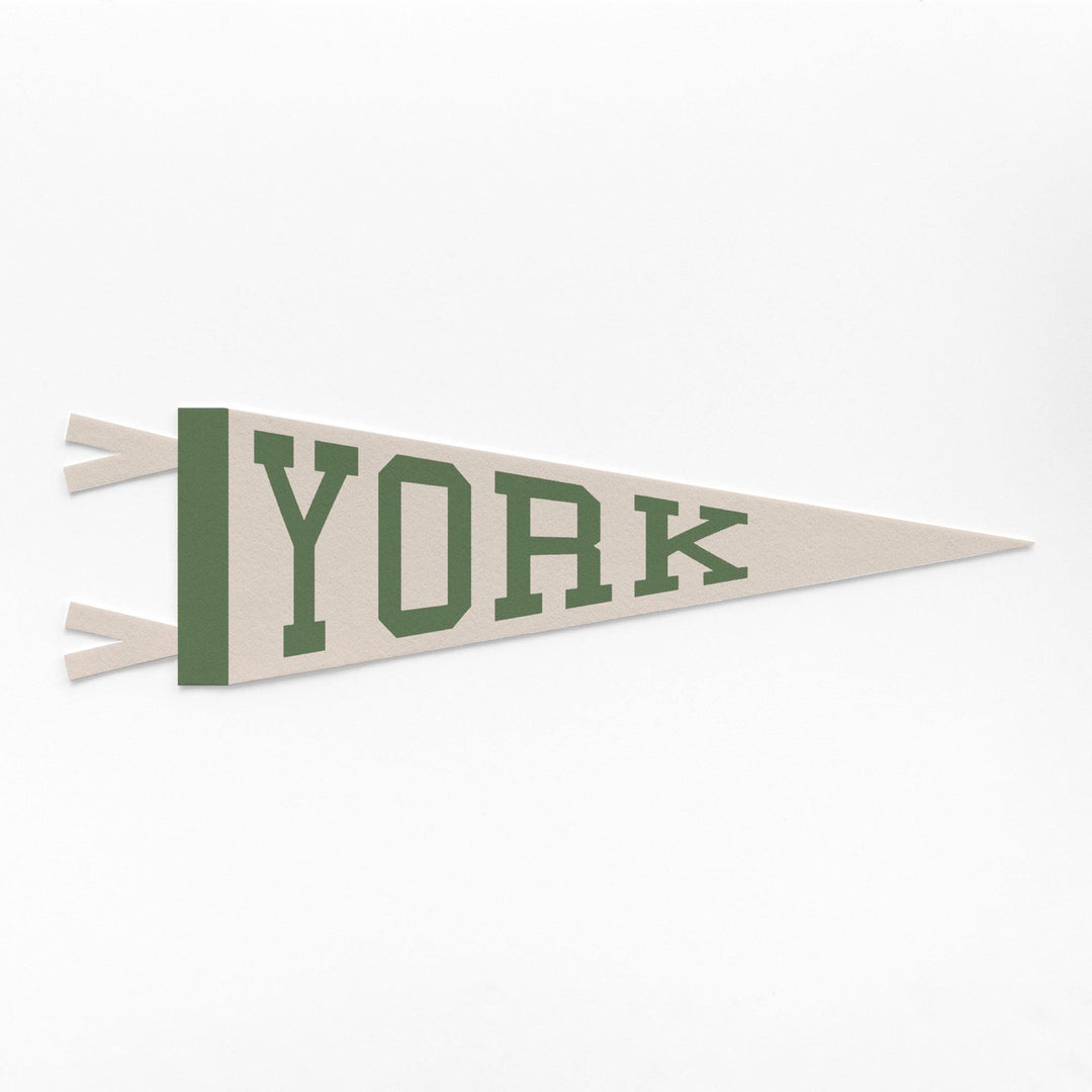 York Varsity Felt Pennant