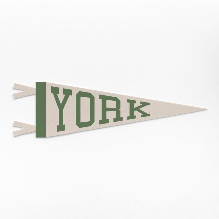 York Varsity Felt Pennant