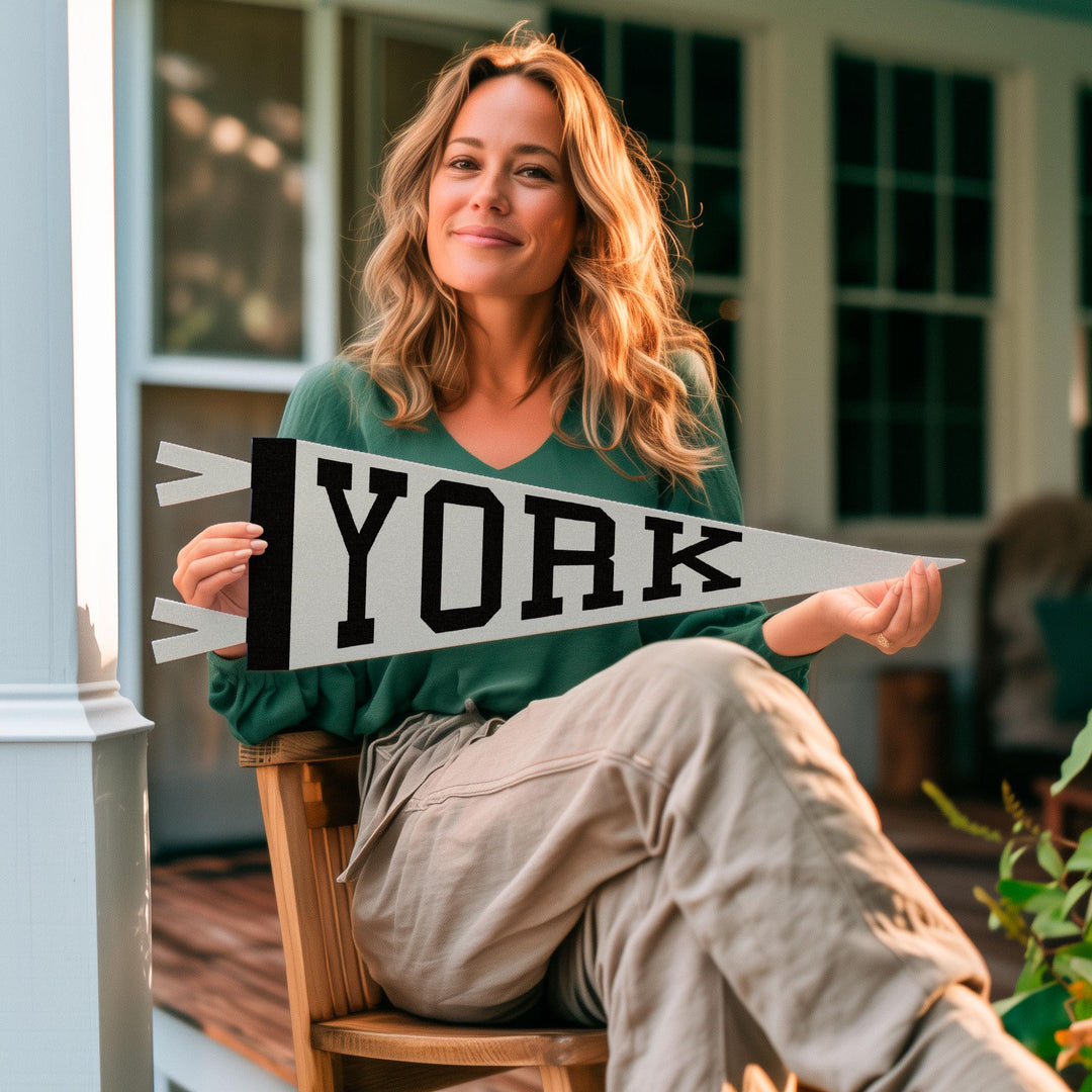York Varsity Felt Pennant