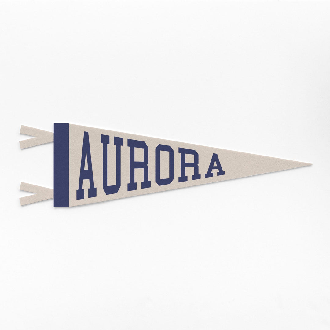 Aurora Varsity Felt Pennant