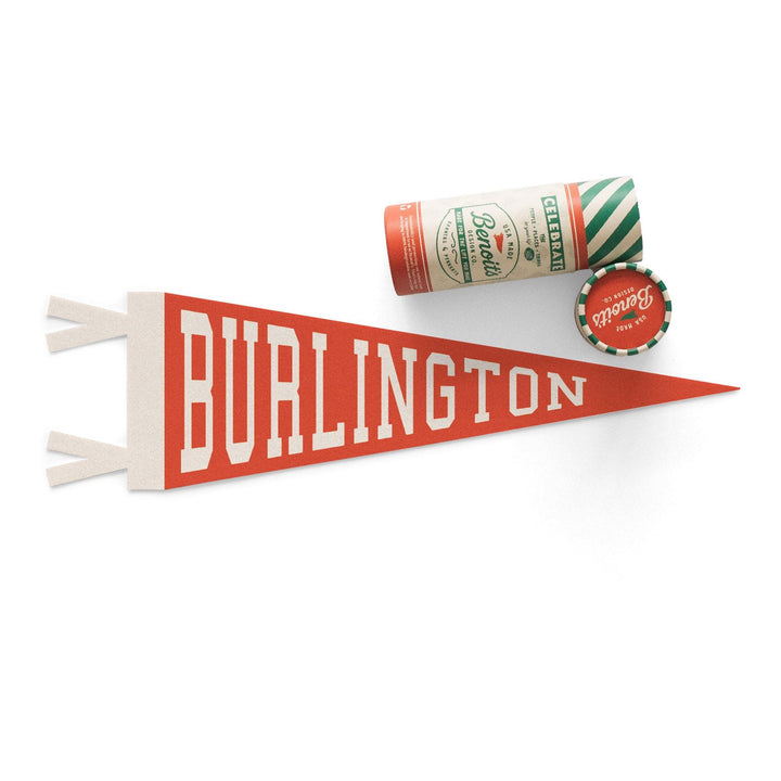 Burlington Varsity Felt Pennant