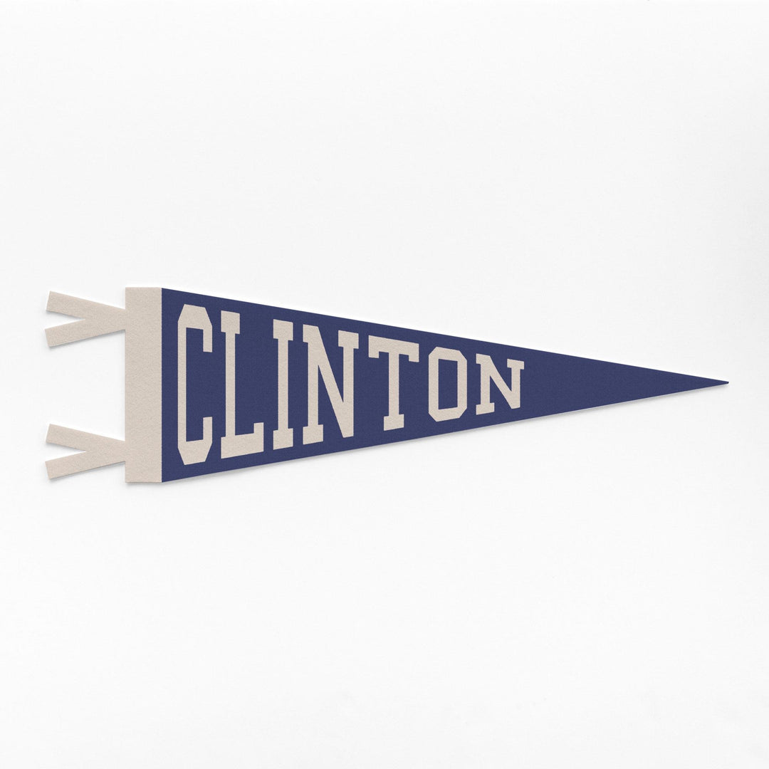 Clinton Varsity Felt Pennant