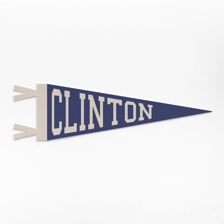 Clinton Varsity Felt Pennant