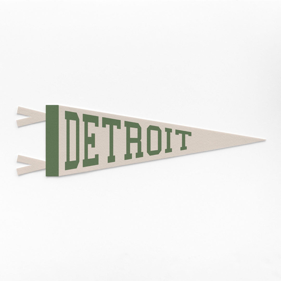 Detroit Varsity Felt Pennant