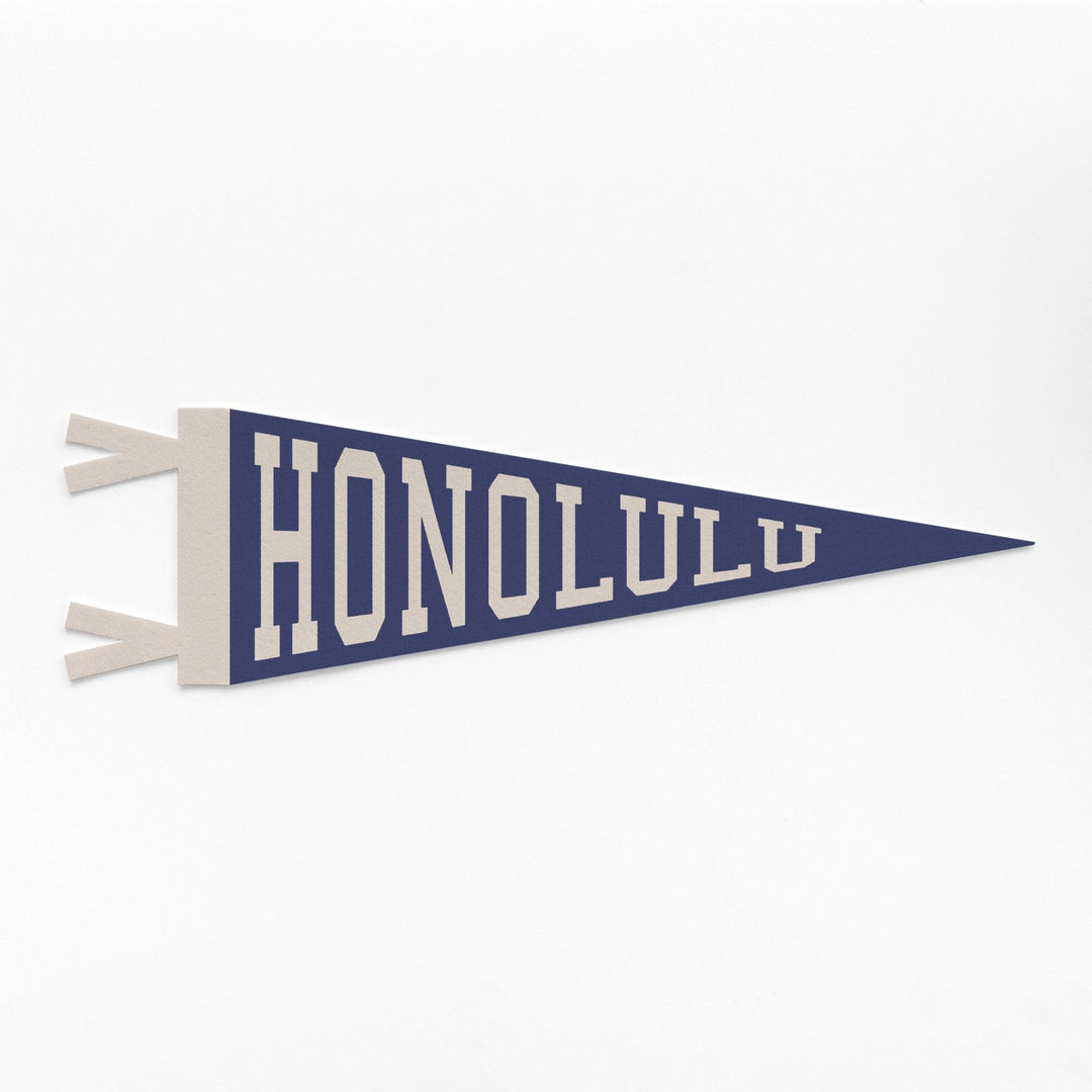 Honolulu Varsity Felt Pennant