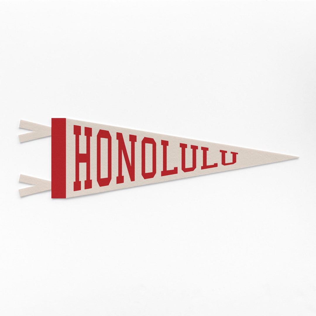 Honolulu Varsity Felt Pennant