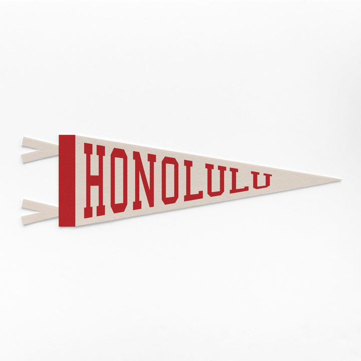 Honolulu Varsity Felt Pennant