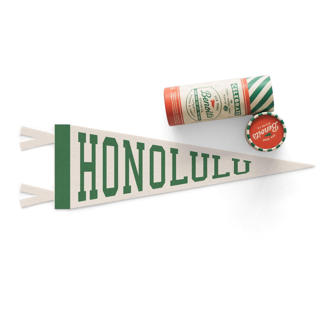 Honolulu Varsity Felt Pennant
