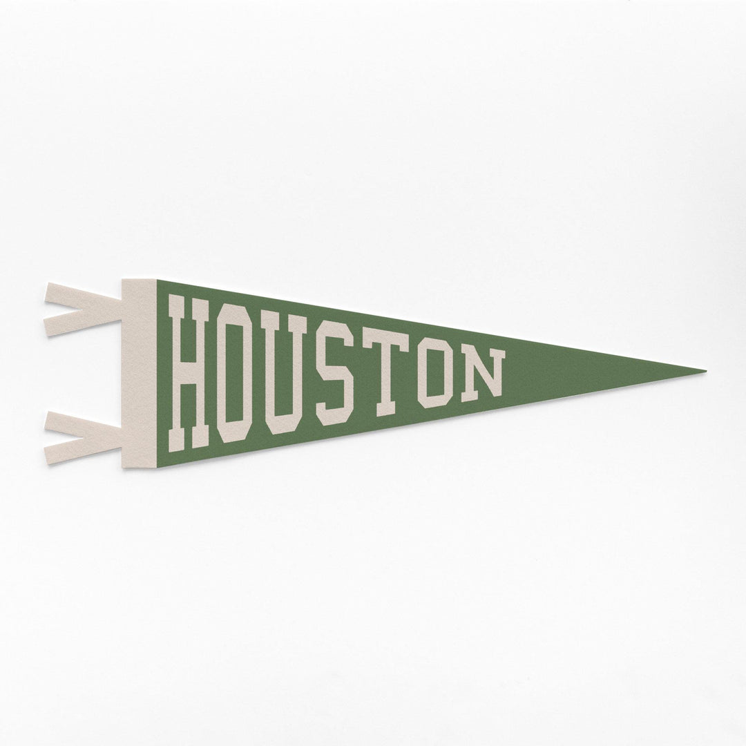Houston Varsity Felt Pennant