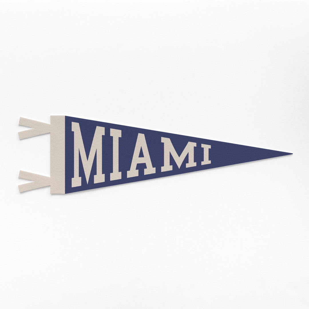 Miami Varsity Felt Pennant