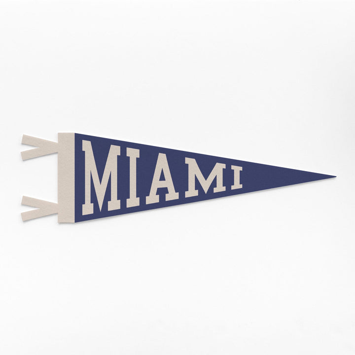 Miami Varsity Felt Pennant