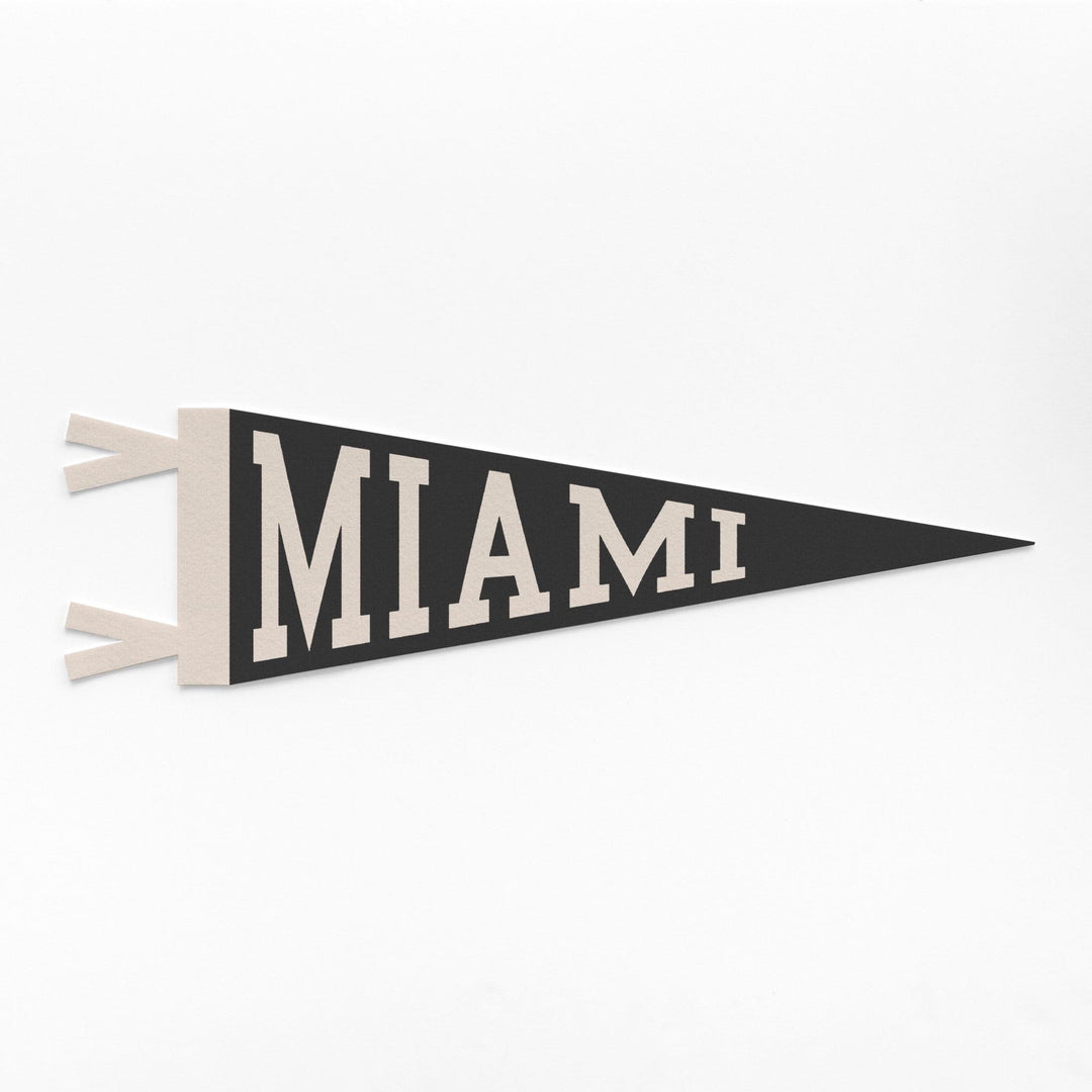 Miami Varsity Felt Pennant