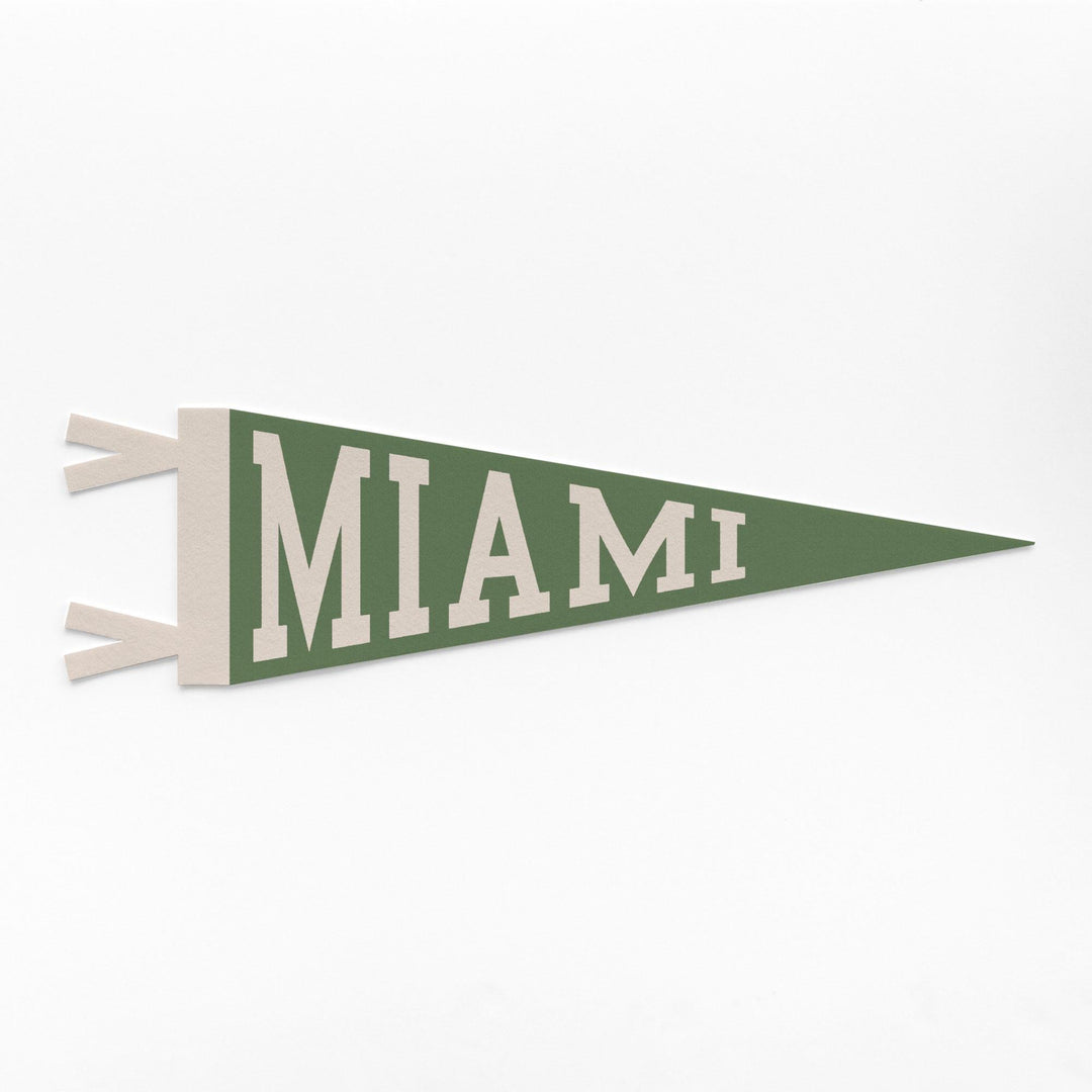 Miami Varsity Felt Pennant