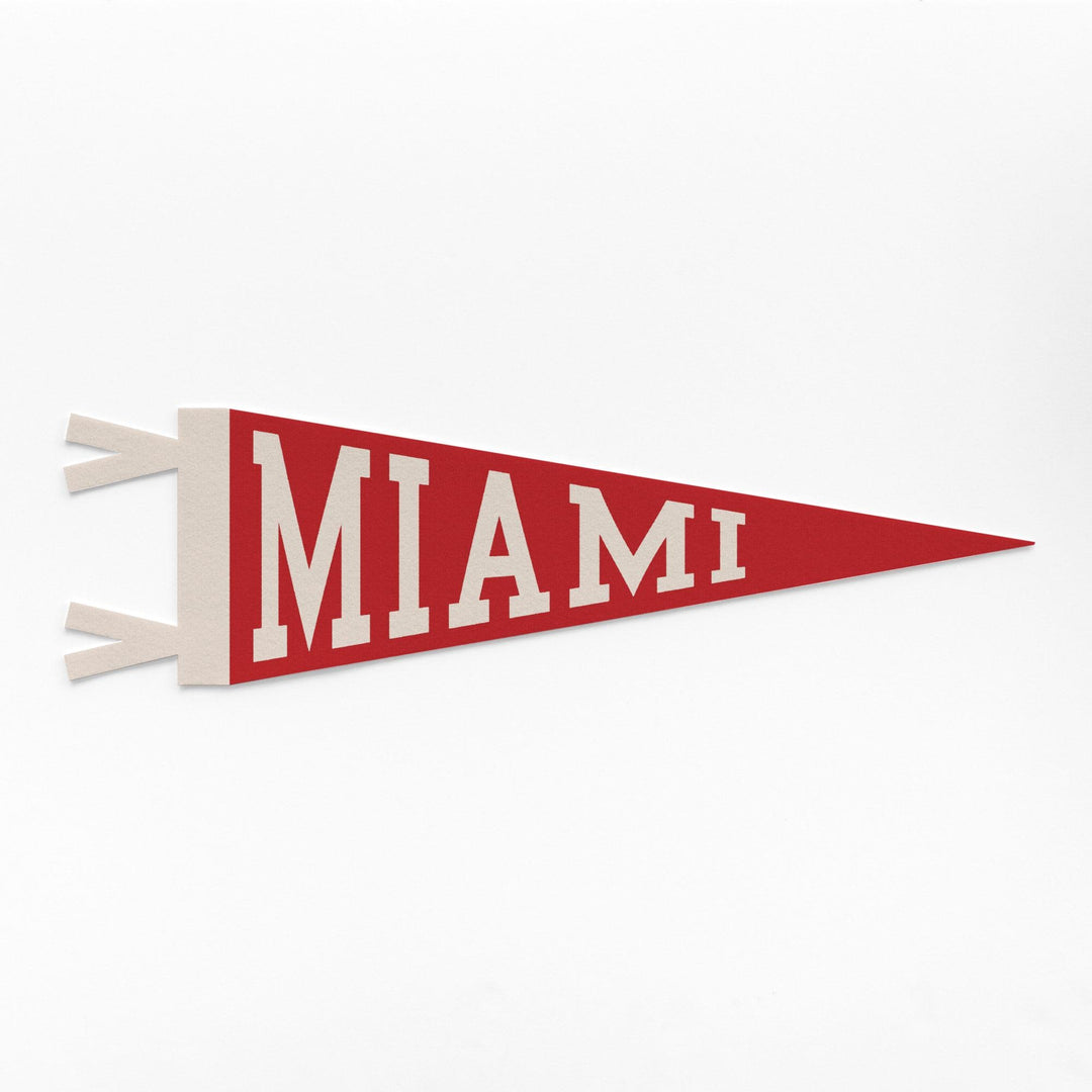 Miami Varsity Felt Pennant