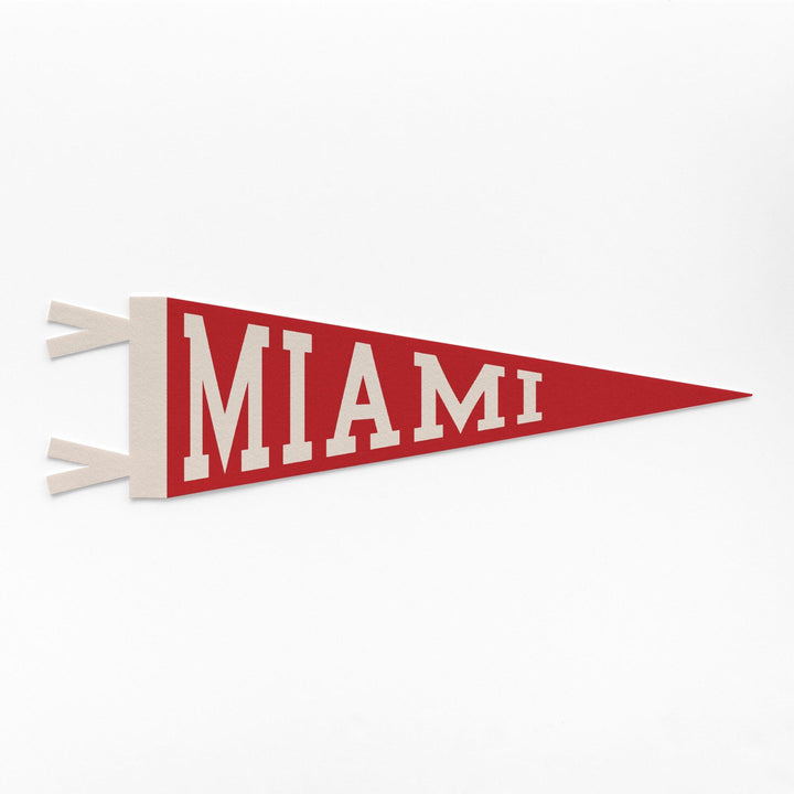 Miami Varsity Felt Pennant