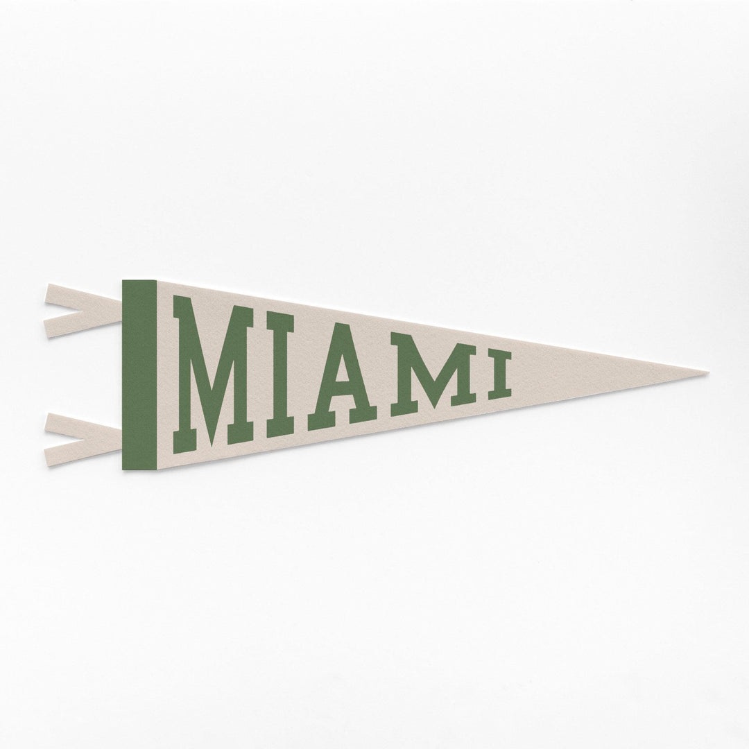 Miami Varsity Felt Pennant
