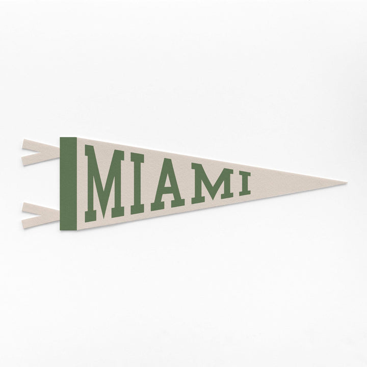 Miami Varsity Felt Pennant
