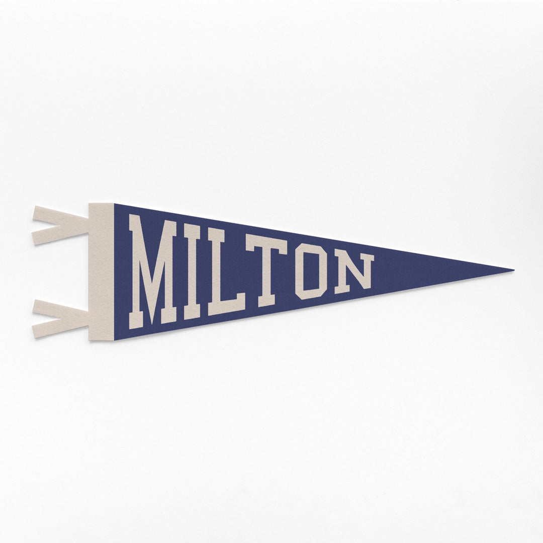 Milton Varsity Felt Pennant