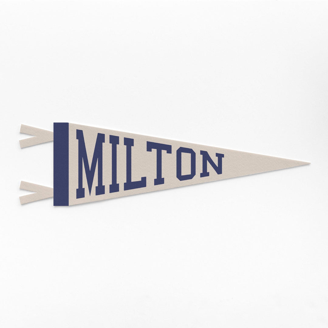 Milton Varsity Felt Pennant
