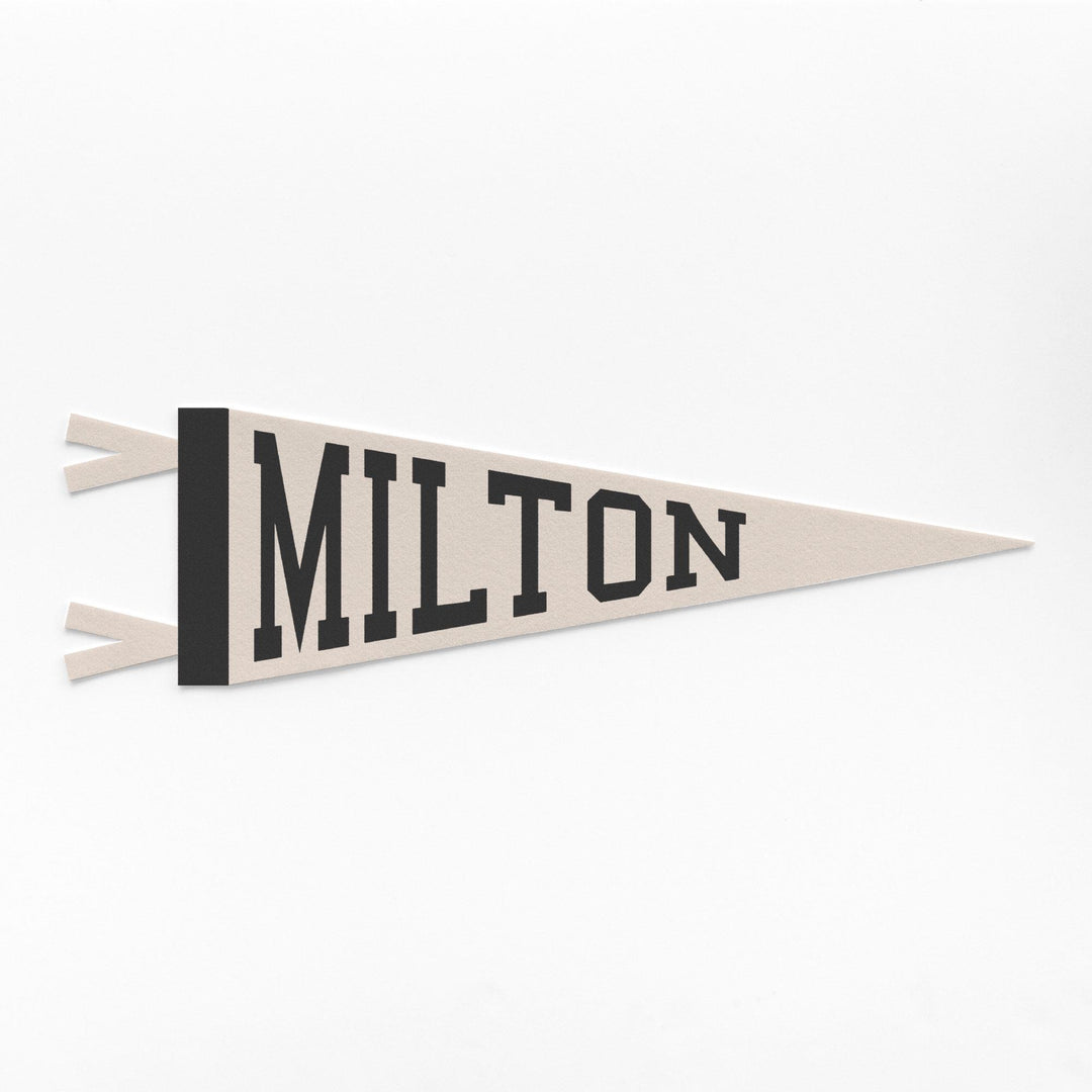 Milton Varsity Felt Pennant
