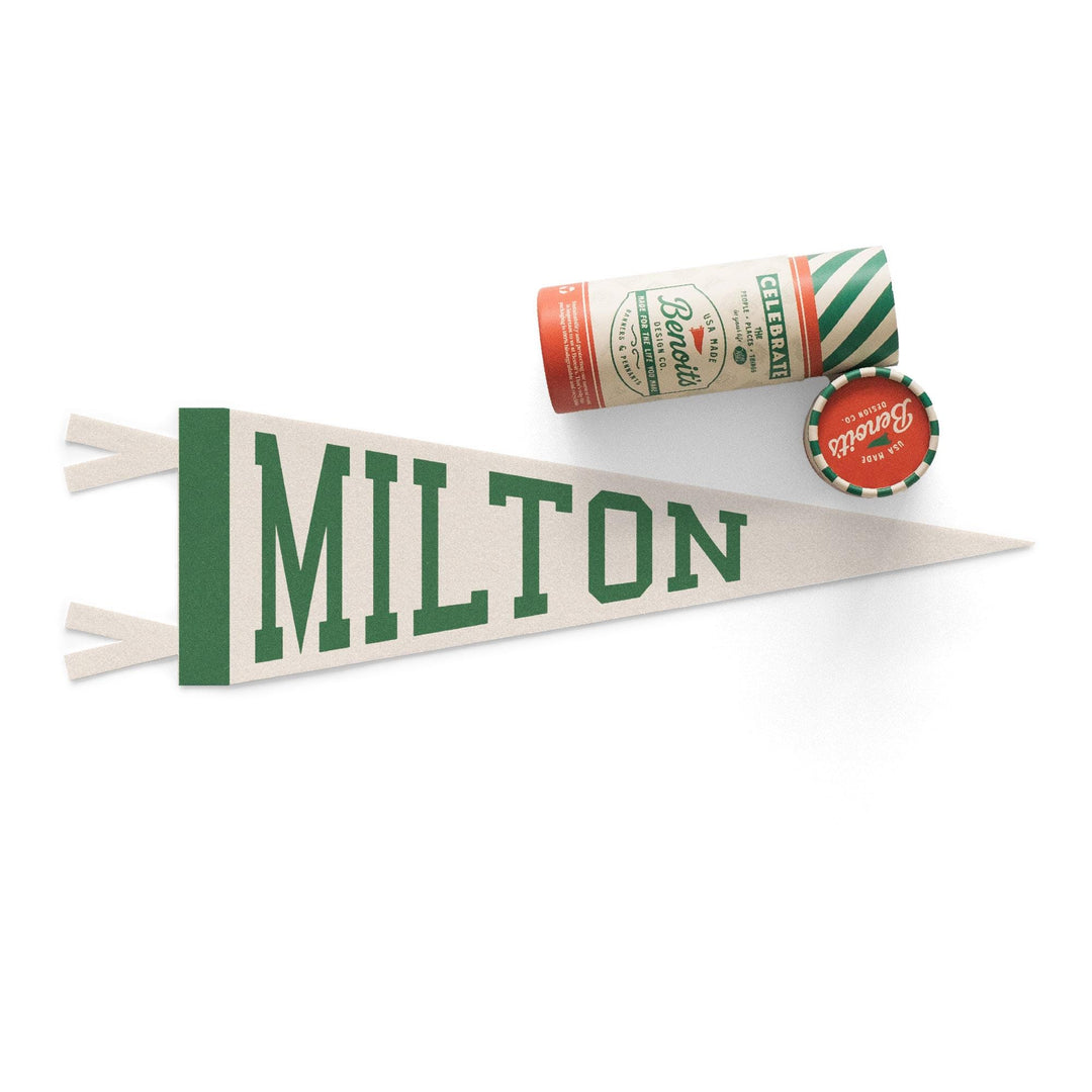 Milton Varsity Felt Pennant