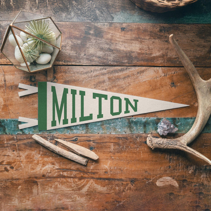 Milton Varsity Felt Pennant