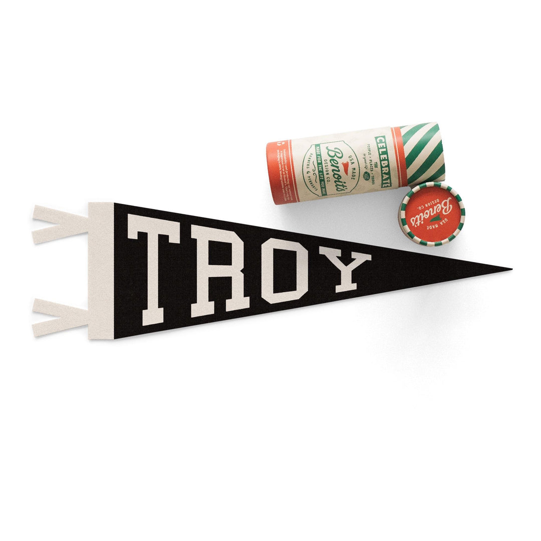 Troy Varsity Felt Pennant