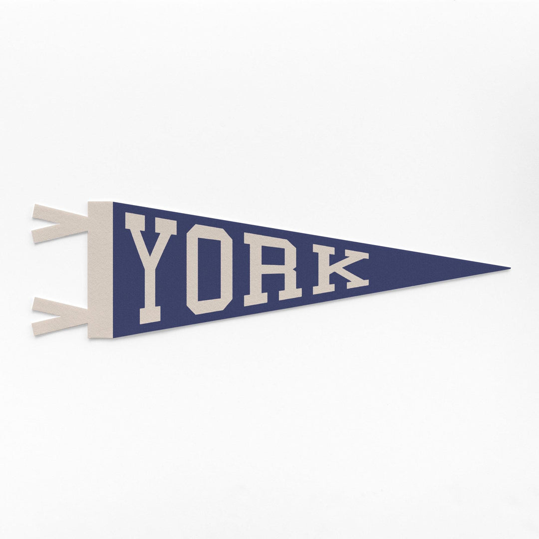 York Varsity Felt Pennant