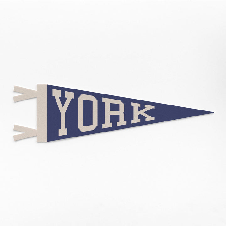 York Varsity Felt Pennant
