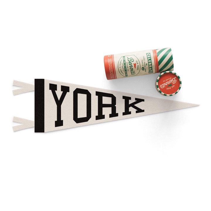 York Varsity Felt Pennant