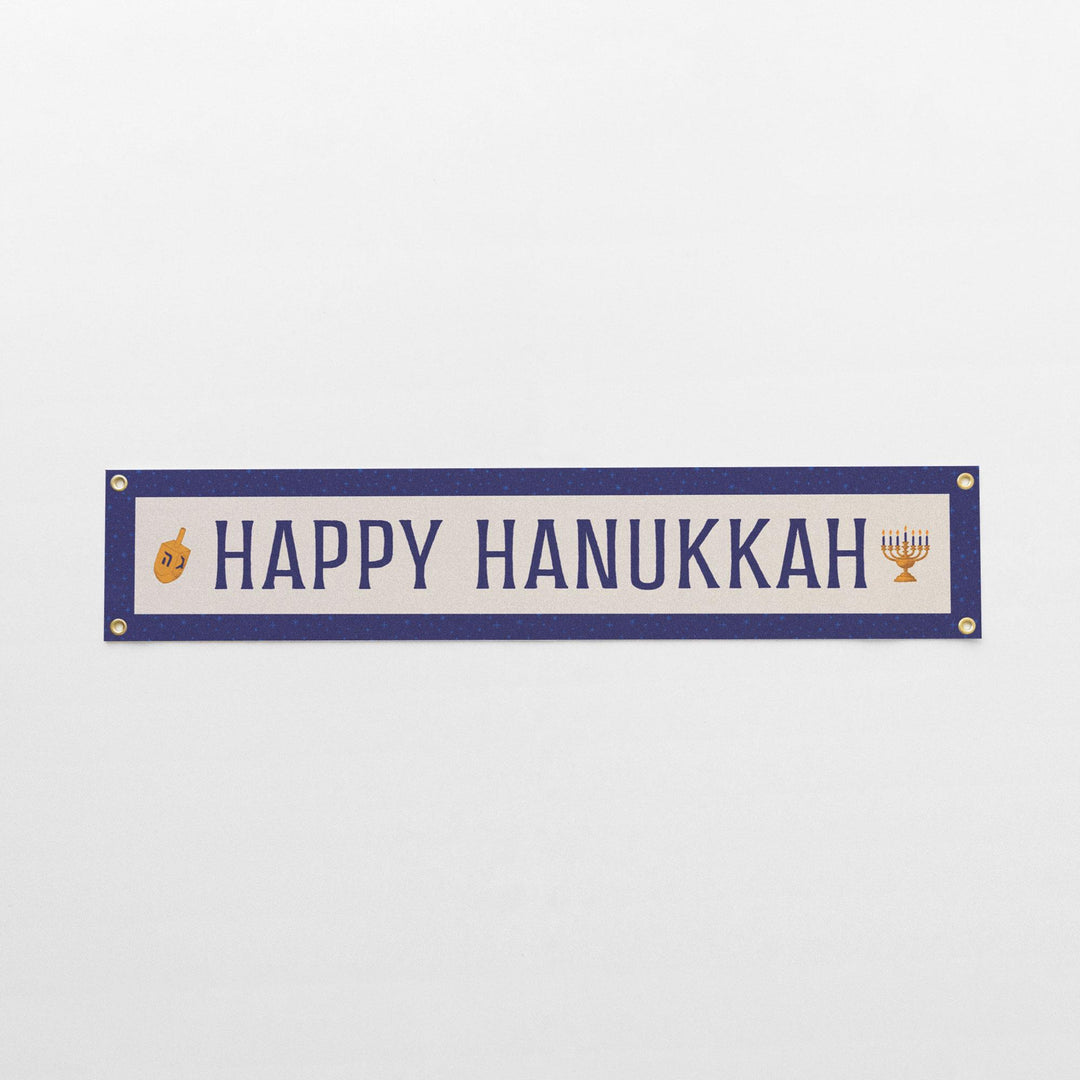 Happy Hanukkah Felt Banner