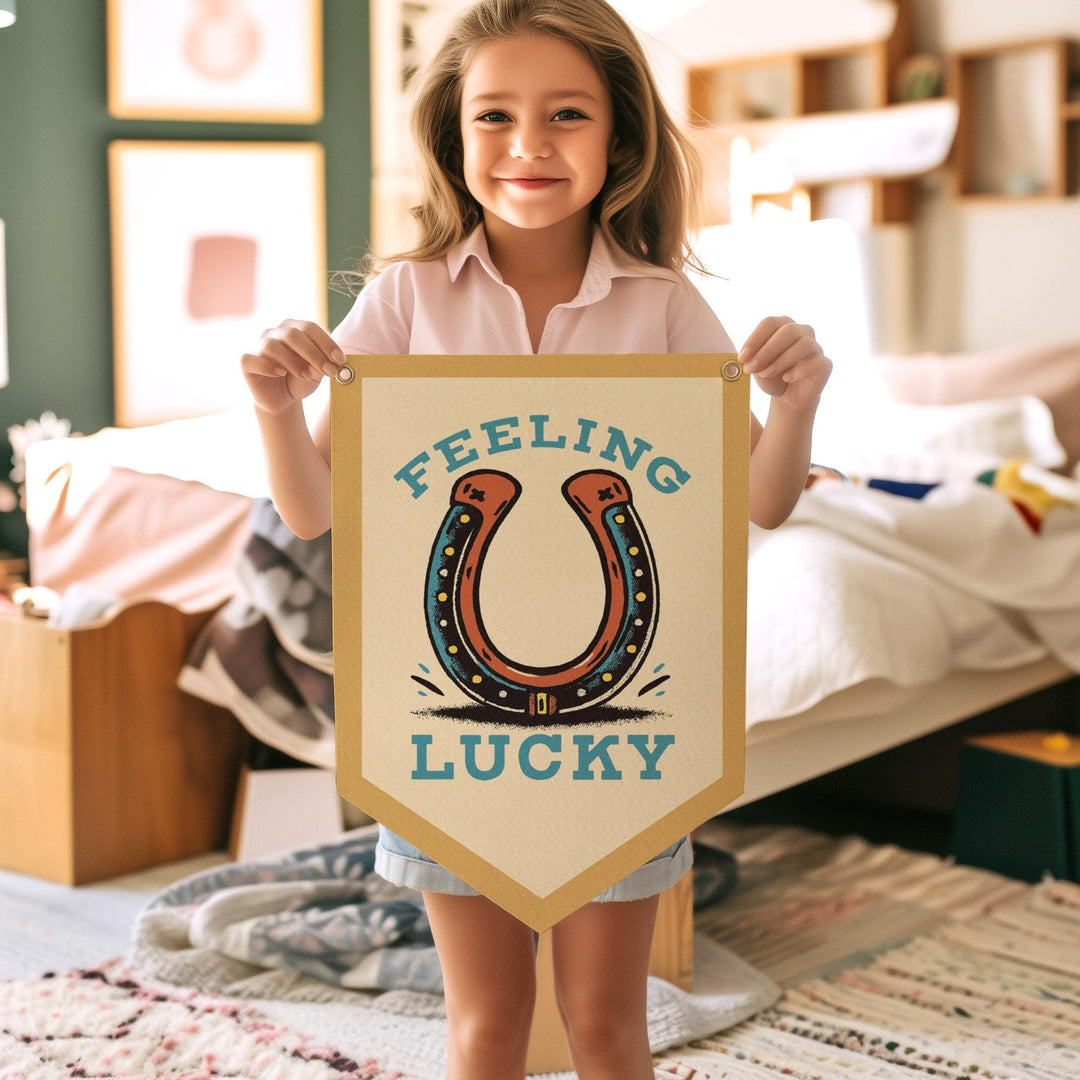 Feeling Lucky Camp Flag
