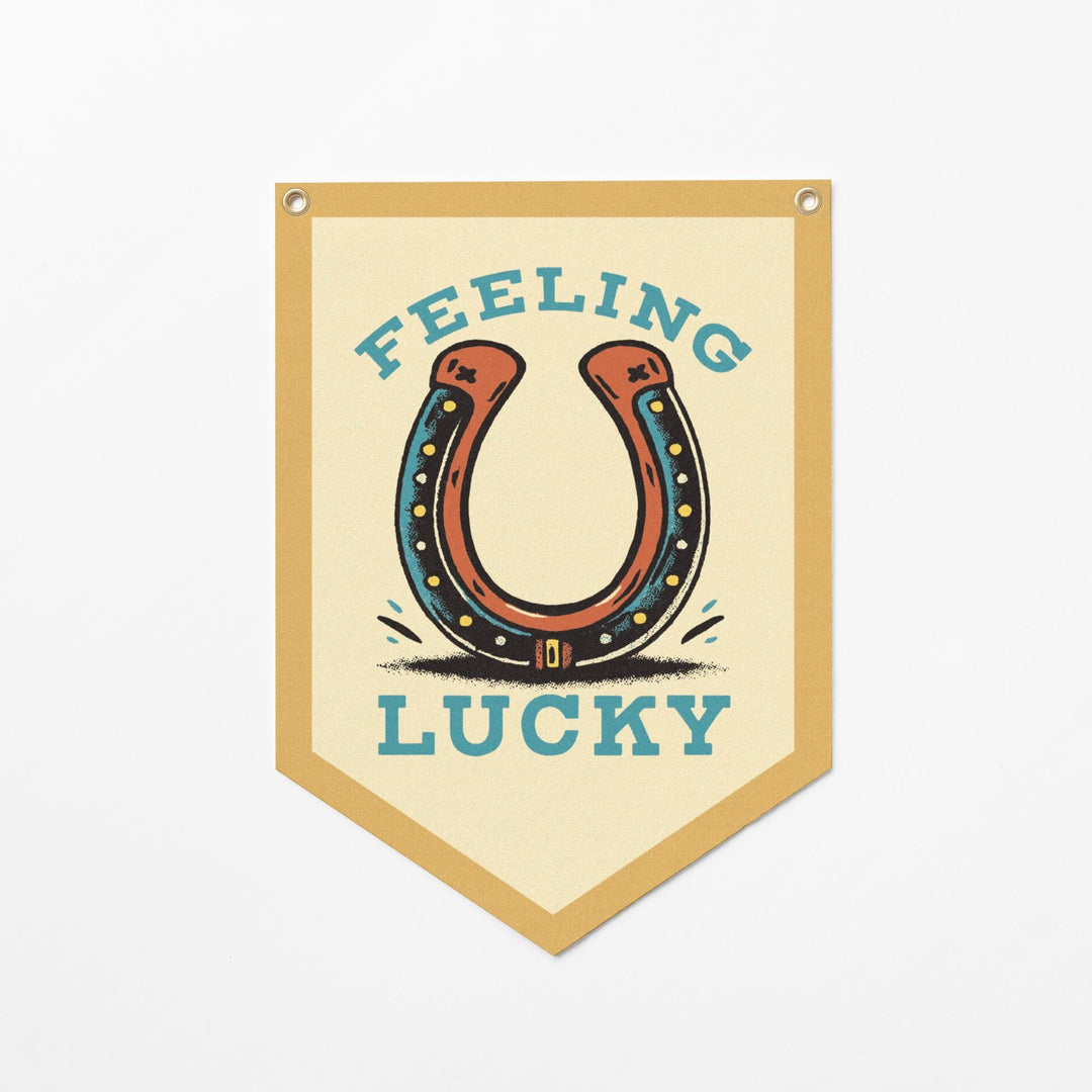 Feeling Lucky Camp Flag