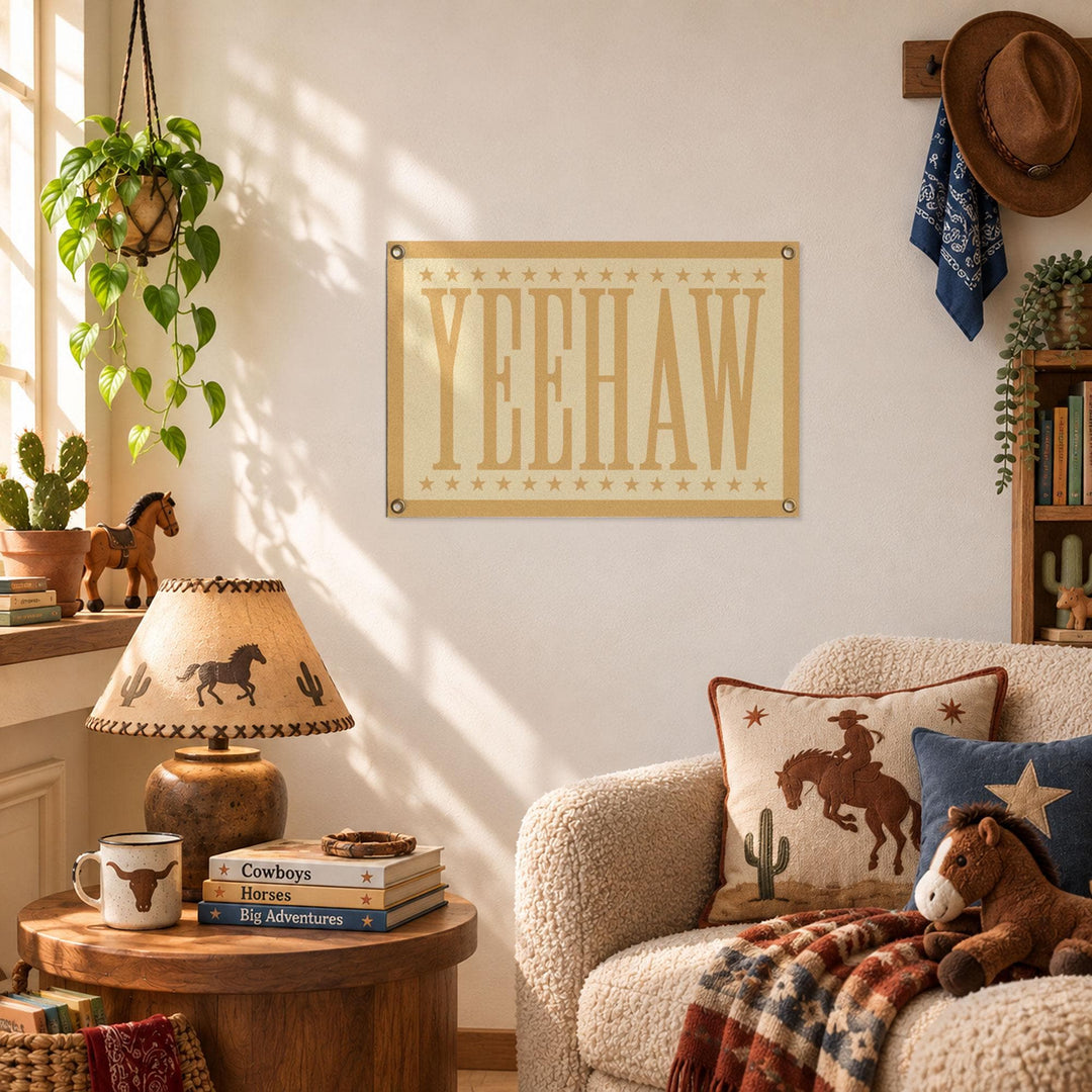 Yeehaw Western Banner