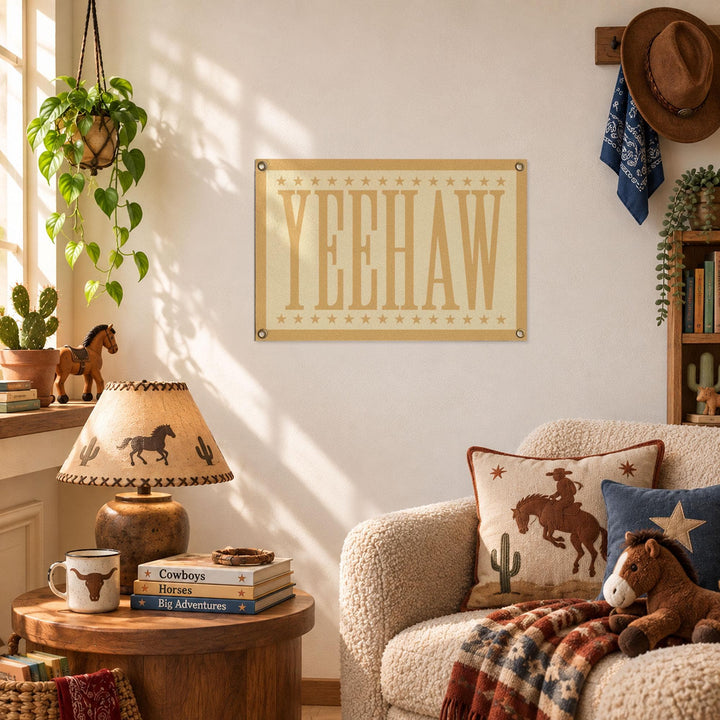 Yeehaw Western Banner