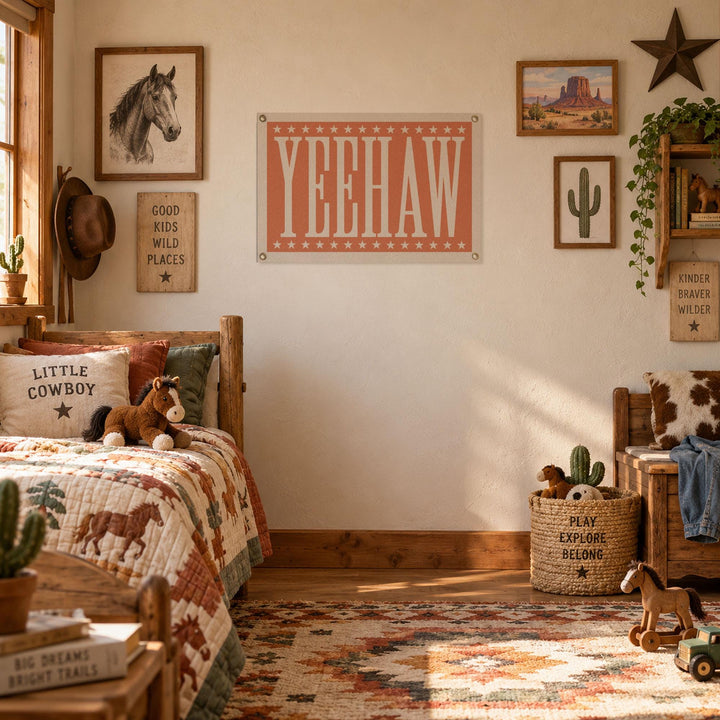 Yeehaw Western Banner