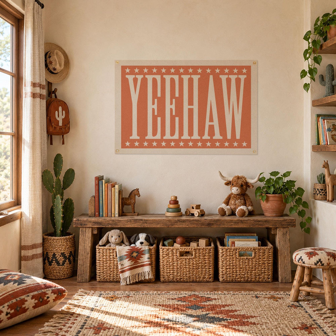 Yeehaw Western Banner