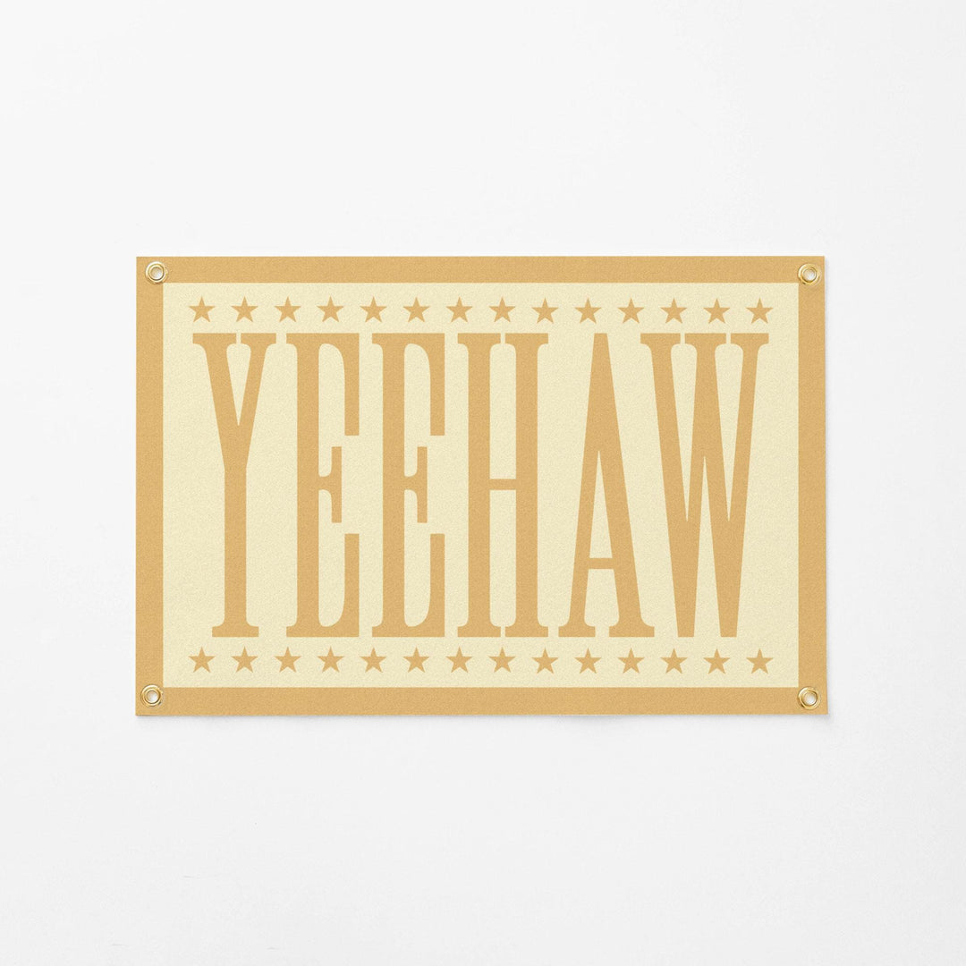Yeehaw Western Banner