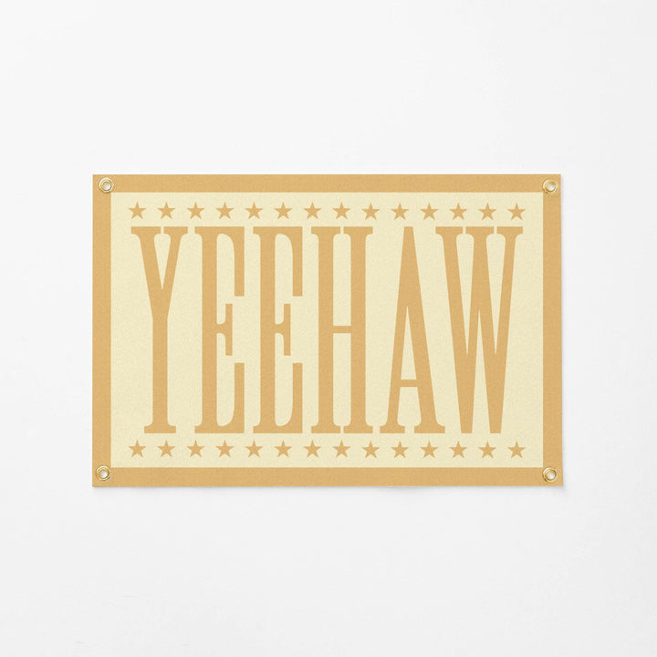 Yeehaw Western Banner